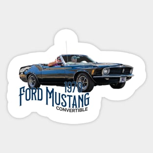 1970 Ford Mustang Convertible Sticker